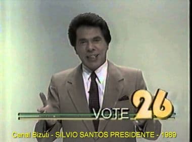 Silvio Santos diz que candidatura em 1989 foi por 'vaidade pura', aponta coluna