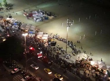 Carro invade calçadão de Copacabana, mata bebê e deixa 16 feridos