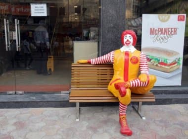 McDonald&#039;s abre sua primeira loja vegetariana do mundo na Índia