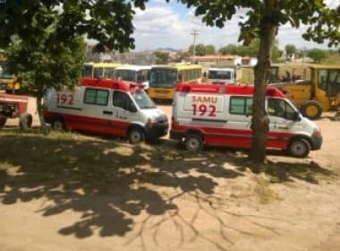 Paradas na prefeitura de Ipirá, ambulâncias do Samu podem começar a operar em janeiro