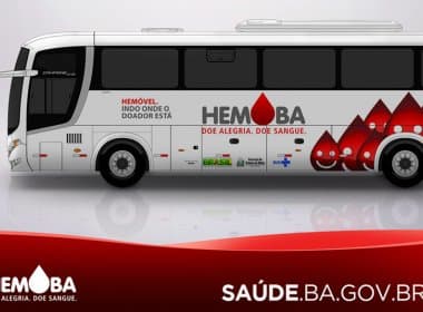 Hemoba realiza coleta de sangue no Salvador Shopping e na Rodovia Conde Esplanada
