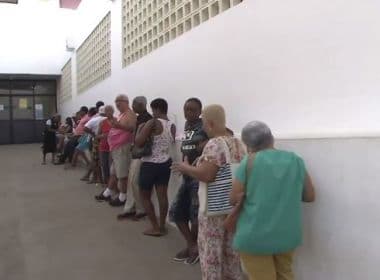 Salvador já registra fila em primeiro dia de vacinação contra gripe para público-alvo