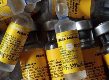 Campanha de vacinação contra febre amarela é iniciada nesta segunda em 8 municípios da BA