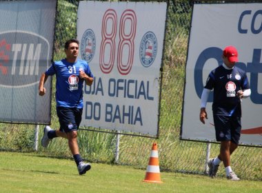 Com Rosales em campo, Bahia treina com bola