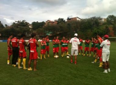 De olho no Botafogo-BA, Juazeirense realiza treino no Fazendão