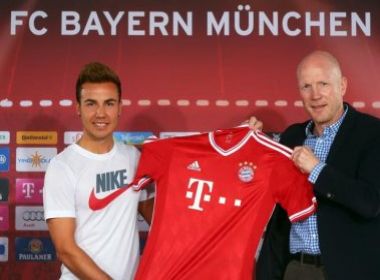 Götze é multado por marca de camisa na apresentação