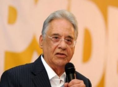 FHC: onda de protestos não beneficiará nenhum partido