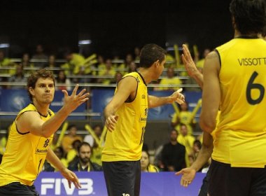 Brasil vence Bulgária de virada na Liga Mundial