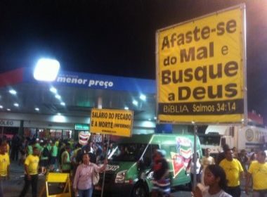Evangélicos marcam presença no circuito Barra-Ondina