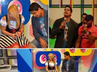 Xanddy faz participação no programa de Carla Perez