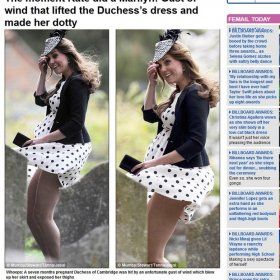 Kate Middleton mostra pernas com vestido esvoa�ante