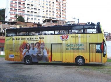 �nibus do Forr� leva turistas de gra�a para curtir o S�o Jo�o do Pel�