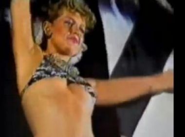 Vídeo mostra Xuxa dançando seminua dentro de taça no Carnaval de 1983