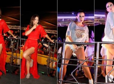 Ivete e Alinne capricham no visual em Minas