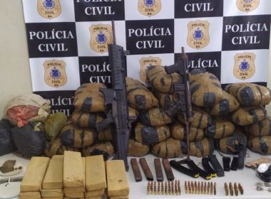 SAJ: Operação apreende 40 quilos de maconha escondidos em piscina em construção