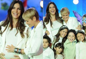 Ivete Sangalo mostra fotos de gravação com Xuxa
