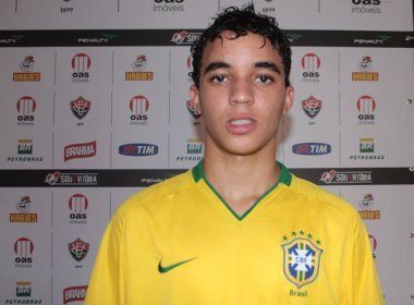Garoto da base do Vitória é convocado para a Seleção sub-15