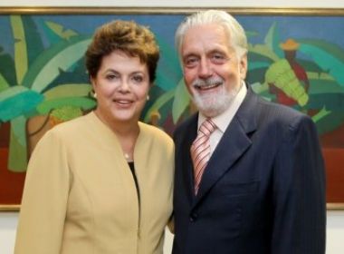Dilma e Wagner almoçam juntos