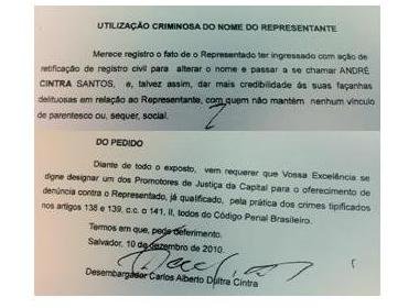 Empresário morto na Paralela usava nome para ‘dar credibilidade a façanhas delituosas’, acusa Dultra Cintra em ação