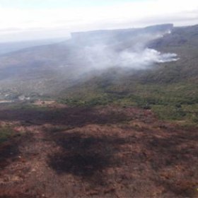 Ibama controla novo foco de incêndio na Chapada Diamantina