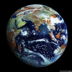 Agência Espacial russa divulga a maior imagem já registrada da Terra 