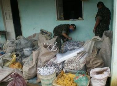  Produção clandestina de fogos é coibida pelo Exército e Polícia baiana