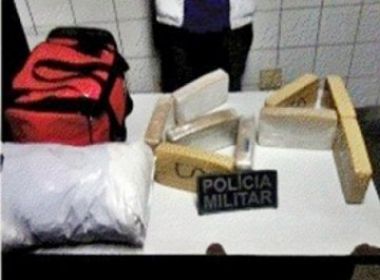 Feira: Paulista é preso com nove quilos de pasta base de crack