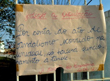  Conquista: Unidade de saúde é atacada por vândalos