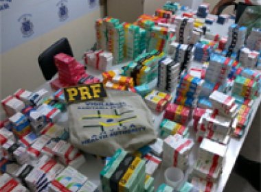 PRF apreende 35 mil comprimidos em cidades do norte baiano
