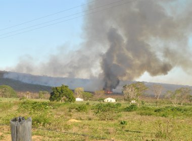 Conquista: Incêndio atinge área equivalente a dez campos de futebol