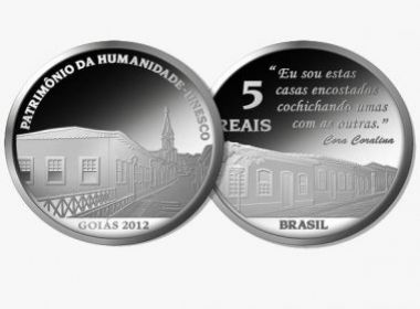 BC lança moeda em homenagem à cidade de Goiás; Salvador é uma das próximas