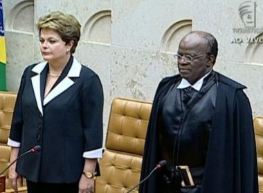 Ministro Joaquim Barbosa é empossado presidente do STF