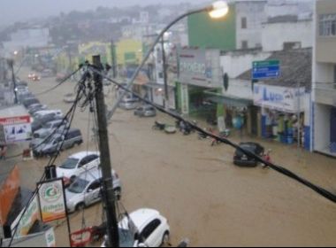Jaguaquara: 40 pessoas estão desabrigadas por conta das fortes chuvas