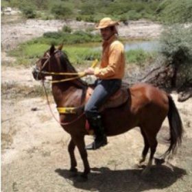 Itaetê: Empresário viaja 400 km a cavalo para protestar contra Coelba e Aneel