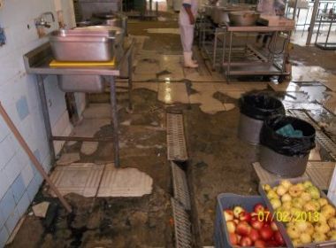 Cozinha do Hospital Geral de Camaçari funciona sem condições sanitárias