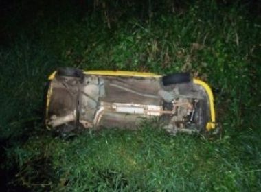 Ipiaú: Três pessoas ficam feridas em acidente na BA-120