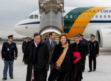 Presidente Dilma chega a Roma para participar da missa de posse do Papa Francisco