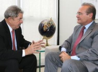 Renan Calheiros e Lula discutem relação PMDB-PT