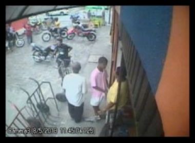 Polícia Civil divulga imagens de acusado dos assassinatos na Praça da Piedade