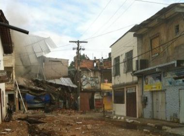 Imóvel desaba após explosão em Periperi