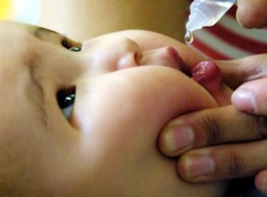 Vacinação contra poliomelite atinge 29,16% do público-alvo