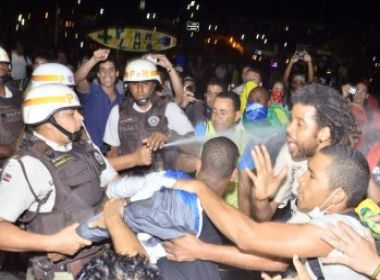PM e manifestantes entram em confronto no Iguatemi