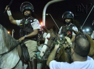 PM age com covardia, abuso de poder e infringe lei durante manifestação no Iguatemi