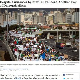 Jornais estrangeiros vêem discurso de Dilma 'rejeitado' e com ‘ideias antigas’