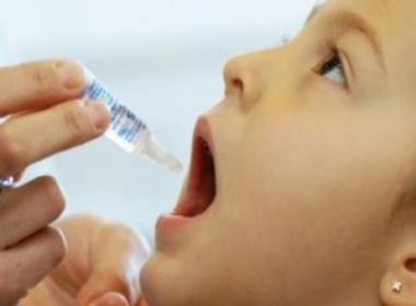 Vacinação contra a pólio continua até estados atingirem meta de 95%; Bahia alcançou 77,5% 