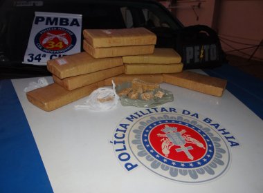 Brumado: Polícia Militar apreende 9 quilos de maconha