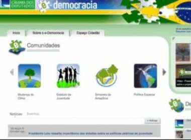 Site recebe mais de mil sugestões sobre reforma política