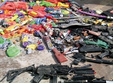 Distrito Federal vai proibir venda de armas de brinquedo