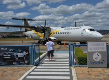 Motor de avião com destino a Vitória da Conquista para de funcionar após decolagem