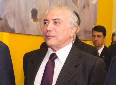 'Tenho certeza que terminará o mandato', diz Temer sobre a presidente Dilma Rousseff
